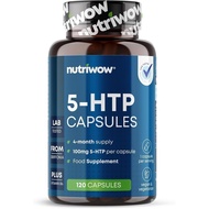 5HTP Capsules - 5HTP 100mg from Griffonia Seed - 120 Capsules