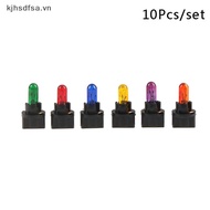 kjhsdf 10PCS T5.5 Led Bulb W1.2WCar Interior Lights Dashboard Heating Indicator Wedge Auto Instrumen