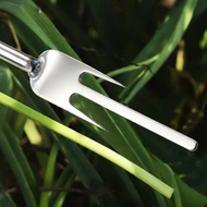 4 Pieces Stainless Steel Garlic Scape Cutter Labor Saving 3 Prong Harvest Cutter Long-Lasting for Fa