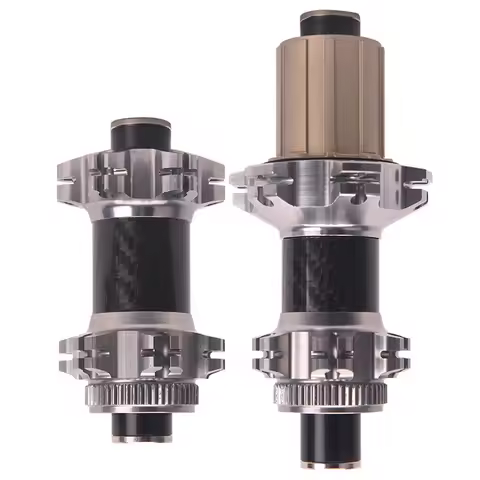 RUJIXU-Carbon Fiber Tube Hub, MTB Hub, Road Disc Brake, 24H Front2 Rear 5 Peilin Bearing, Six Ding L