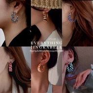 92.5% Silver Stud Earrings Multi-Colored Fashion Colorful