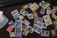 郵票 蓋過章戳的 民國70年代 外國的郵票 P3-8
