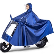 Raincoat Electric Car Motorcycle Double Poncho Extra Large Rainproof Cycling Single Men and Women Double Brim Extra Large and Large