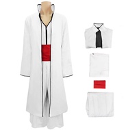 Anime Bleach Cosplay Costume Aizen Sousuke Full Set Roleplay Suit for Party