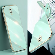 Luxury Soft Silicone Case For Oppo R17 R17pro R15 Pro R15X Plating Square Frame Shockproof TPU Case
