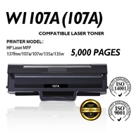 W1107A 107A 5000pages Toner Cartridge For HP Laser MFP 137fnw 107a 107w 135a 135w Printer Compatible