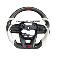 Upgrade LC300 Custom Style Steering Wheel Style SUV Fit for  LAND CRUISER LC79 LC76 Full Carbon Fibe