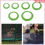 [Wishshopefhx] Trampoline Spring Cover Trampoline Pad Replacement, Waterproof Spring Cover Round Frame Pad, No Hole for Pole