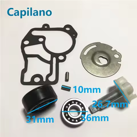 motorcycle 6pcs Water Pump Repair Kit For YAMAHA VOX50 ZR 50 EVO2 VINO 50 water-cooling spare parts
