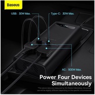 Termurah BASEUS 500W CAR INVERTER DC 12V TO AC 220V PSW AUTO POWER TYPE C FAST