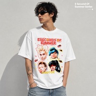 Ghostxyz T-Shirt 5sos Black White Oversize Vintage Tee Oversized Shirt Man