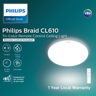 Philips Braid CL610 Ceiling Light with Remote Control | Tunable White Light Color from Warm to Cool