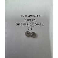 692ZZX BEARING (2.5 X 7 X 3.5)