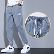 Men's Jeans Spring Autumn Loose Fit Casual Pants One Piece Lightweight Cargo Pants Student Style Bundle Feet Harem