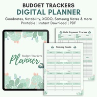 [DIGITAL PRODUCT] Digital Budget Planner, Undated Financial Planner, Finance Planner, Finance Tracke