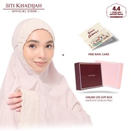 [4.4] Siti Khadijah Telekung Signature Melissa in Khakis + Online Lite Gift Box + Free Kad Raya