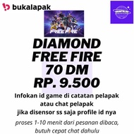 Diamond FREE FIRE 70 DM