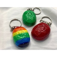 Ang Ku Kueh keychains multi colours, red, green, rainbow, cute funny gifts souveniers