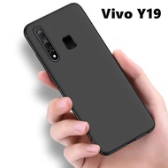 [ส่งจากไทย] Case Vivo Y19 เคสโทรศัพท์วีโว่ วาย19 เคสนิ่ม tpu เคสสีดําสีแดง เคสซิลิโคน vivo Y19