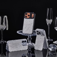 白珍珠17promax/17/17磁換式背板/透明/磁吸磁換式手機殻