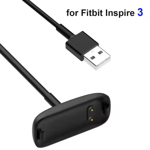 USB Charger Cable for Fitbit Inspire 3 Band Replacement Charging Cable Cord Accessories for Fitbit I