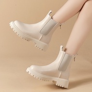 Chelsea Short Boots Women's Thin Thick-Soled Boots Martin Boots Women British