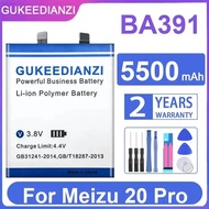 5500mAh Durable Smartphone Battery High Performance For Meizu 20 Pro BA391