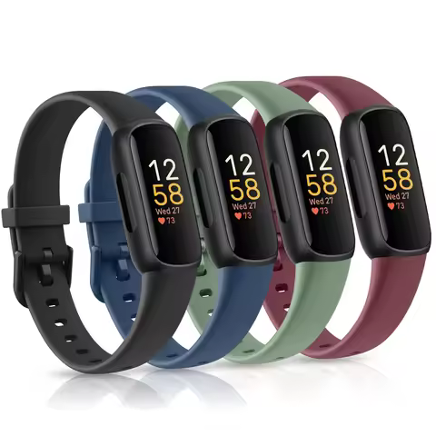 4Pcs/lot Silicone Strap For Fitbit inspire 3 Watchband Wristband For Fitbit inspire 3 Bracelet Repla