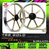 RIM MOTOSIKAL KAWA-GTO SPORT RIMS 788 1.40X17(DRUM, F) 1.60X17(DRUM, R) FOR MODENAS KRISS-1, MR1, CT