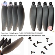 BORRAONE Remote Control Drone Parts, Universal 58mm/66mm Folding Propeller Blades, Plastic Black Qua