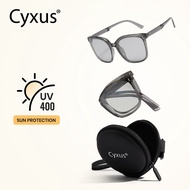 Cyxus Polarized Round Frame Folding Sunglasses Women Men Ultralight Tr90 Outdoor Driving Polarized S