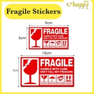 Fragile Stickers Fragile Label Warning Label Stiker Mudah Pecah