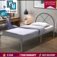 KT WARE 3v powder coated metal bed single  katil single KATIL BUJANG HOSTEL BED