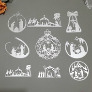 9 Styles Jesus Metal Cutting Dies Christmas Paper Embossing Stencil Scrapbooking Greeting Card DIY H