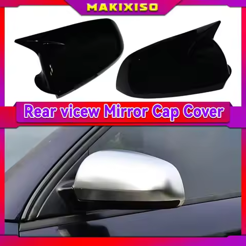 For Audi A3 S3 8P 05-08 A4 S4 B6 B7 8E 8H A6 S6 C6 4F RearView Mirror Case Cover Carbon fiber patter