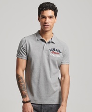 Superdry Superstate Polo Shirt - Grey Marl 1