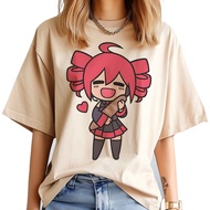Kasane Teto t-shirt teen Grunge anime 80s 2000s Retro tshirt Comfortable 2000s anime Pastel graphic 