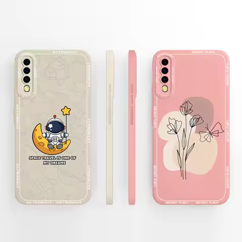 For Samsung A50 A50S Case Unique Style Full Protection Funda Soft Liquid Silicone Phone Cases For Sa