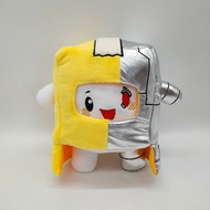 1pcs 20-35cm Lankybox Cyborg Plush Cartoon LED Lankybox Robot Soft Toy LankyBot Cyborg Plush Childre