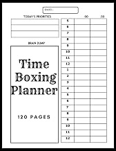 Time Boxing Planner: Time Block Journal for Increased Productivity, To-Do List, Daily Task Organizer
