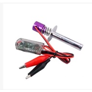 (CO HERE) RC CAR Nitro Glow Plug Starter Igniter Spark Plug for 1:8 1:10 Truck