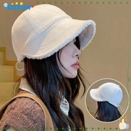 SUSUN Baseball Cap Lady Girls Bomber Caps Warm Lamb Wool Hats