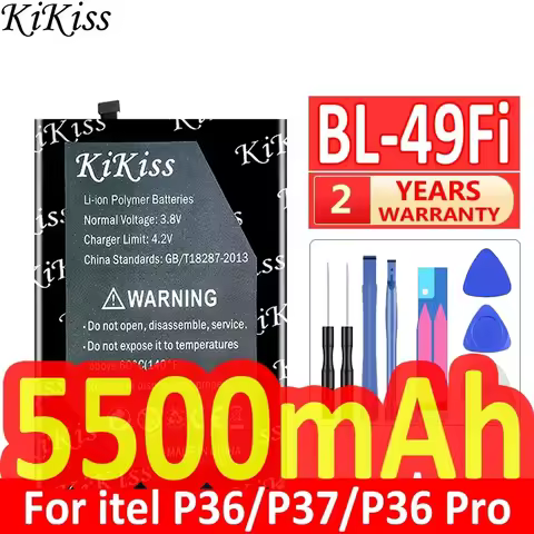 For itel P37/P36 Pro P36Pro, BL-49Fi 5500mAh Mobile Phone Battery