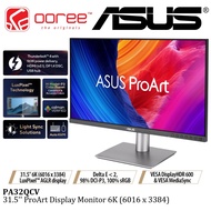 ASUS 31.5 Inch 6K PA32QCV 6K 6016x3384 IPS Monitor Thunderbolt 4 PD 96W VESA Display HDR 600 Auto KV
