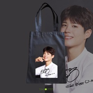 Park Bo Gum Actor Kdrama - Canvas Tote Bag - Lime Outfit