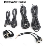 1/3/5M 4 Pin core male to female Aviation Extension Video connector power Cable for car Truck Bus Mo