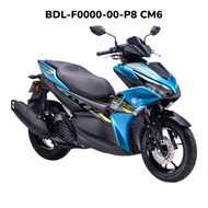 COVERSET YAMAHA NVX155 V2 / AEROX ORIGINAL HLY BDL-F0000-00-P8 CYAN CM6 / BDL-F0000-00-PH MNM3 NVX 1