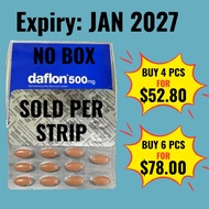 Daflon 500mg 15'S/Strip Helps with Varicose Veins