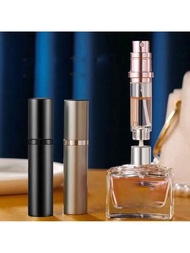 5毫升小型鋁製噴霧酒精空瓶可裝香水便攜式噴霧器液體容器化妝品旅行必備
