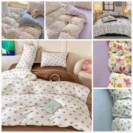 Adrian's  2100TC/1400TC Set Comforter 7-dalam-1/comforter tebal/Berkualiti Tinggi (queen/king)Lembut